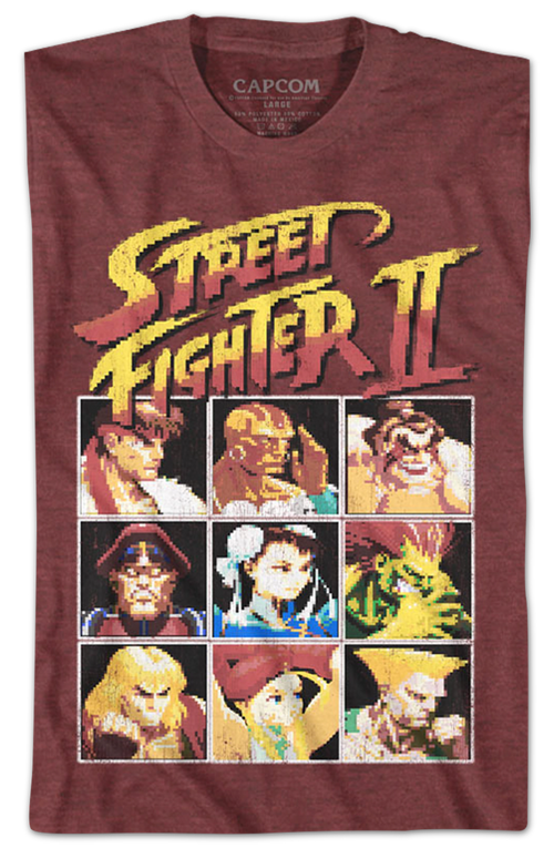 8-Bit Characters Street Fighter II T-Shirt product image 2