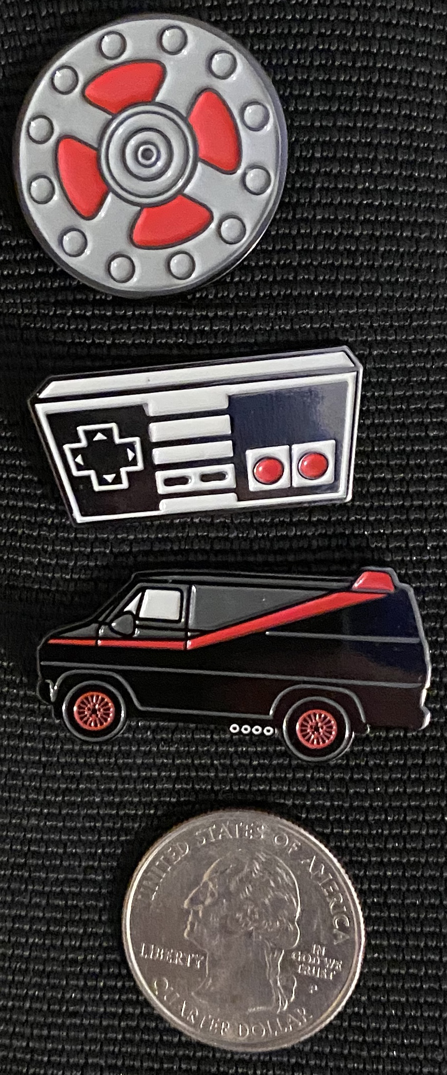 80sTees.com 20th Anniversary Enamel Pin Set - Series 1