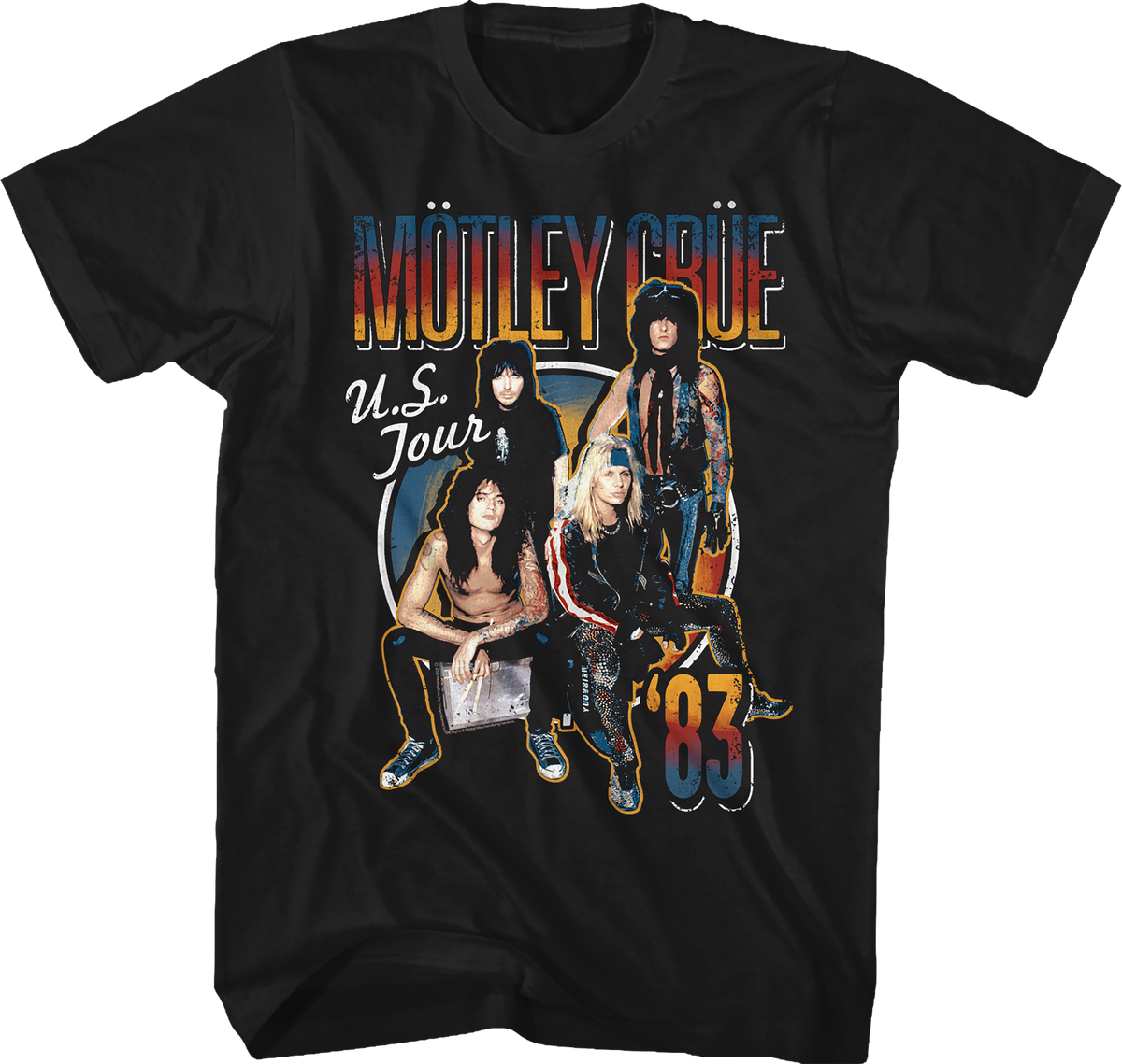 '83 US Tour Motley Crue T-Shirt product image 1
