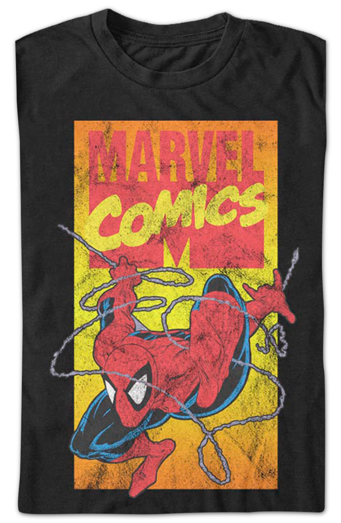 90s Marvel Comics Logo Spider-Man T-Shirt product image 2