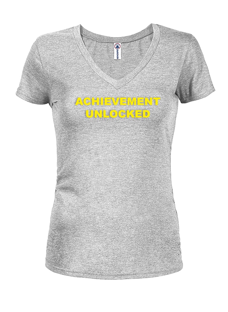 ACHIEVEMENT UNLOCKED Juniors V Neck T-Shirt product image 2