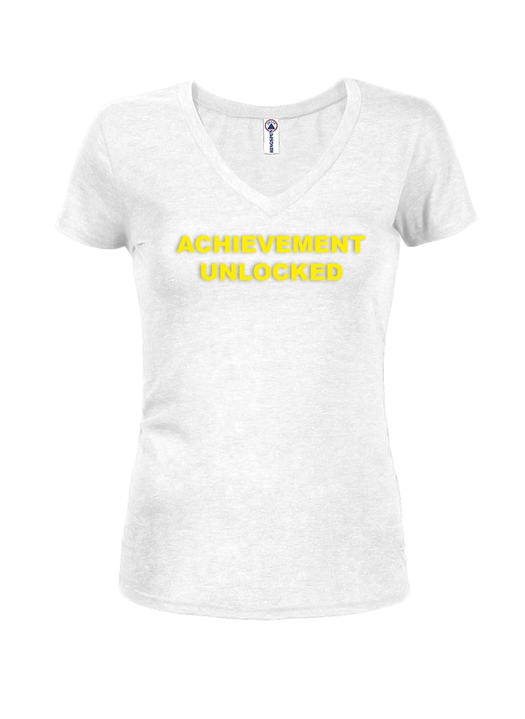 ACHIEVEMENT UNLOCKED Juniors V Neck T-Shirt product image 3