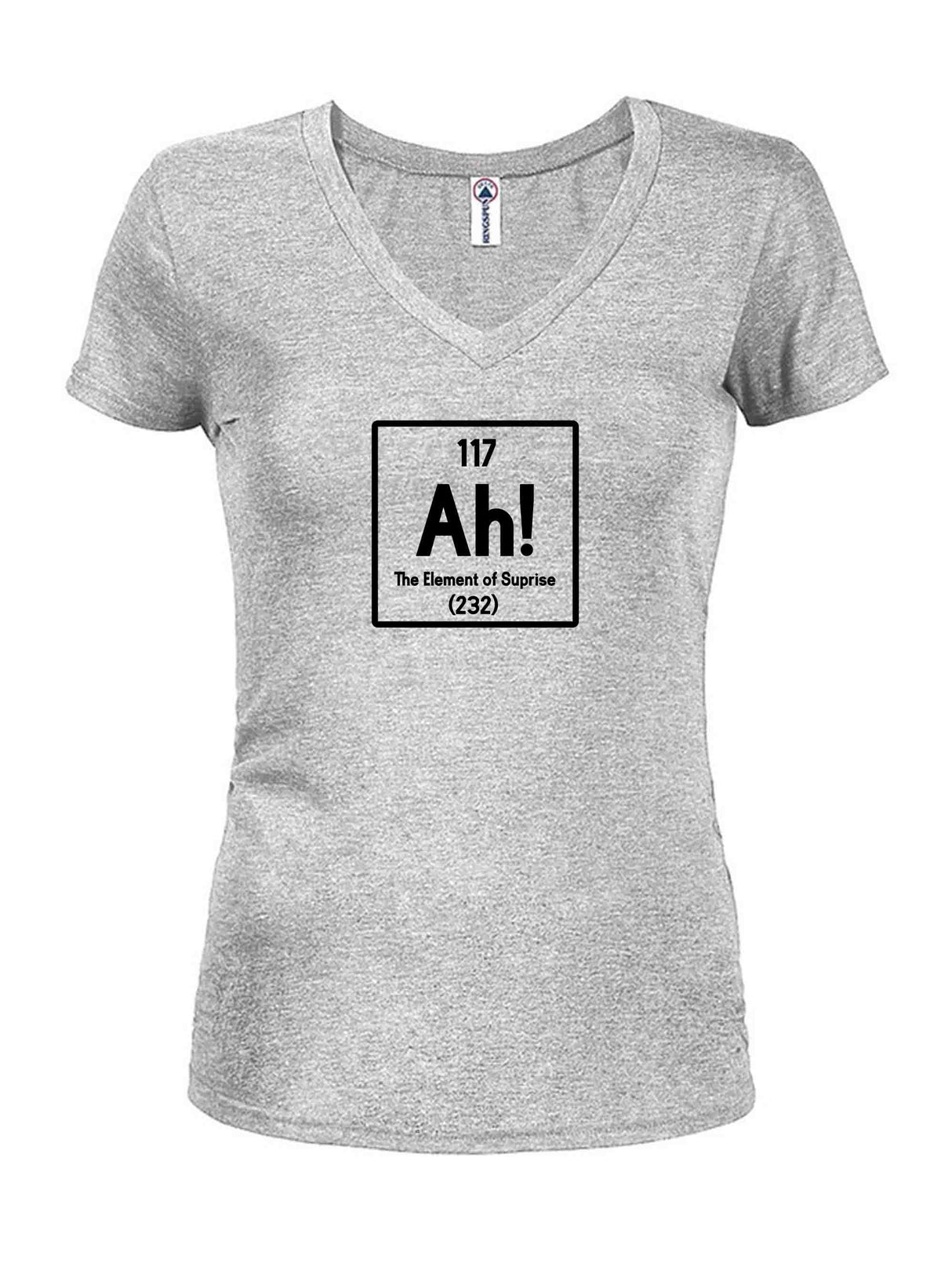 Ah! The Element of Surprise Juniors V Neck T-Shirt product image 3