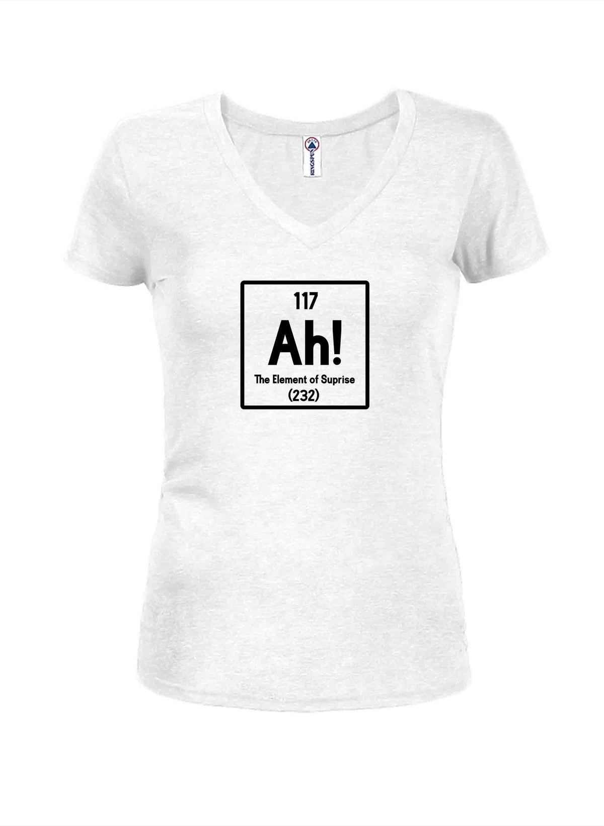 Ah! The Element of Surprise Juniors V Neck T-Shirt product image 2