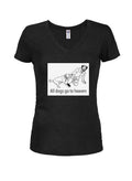 All dogs go to heaven Juniors V Neck T-Shirt product image 1
