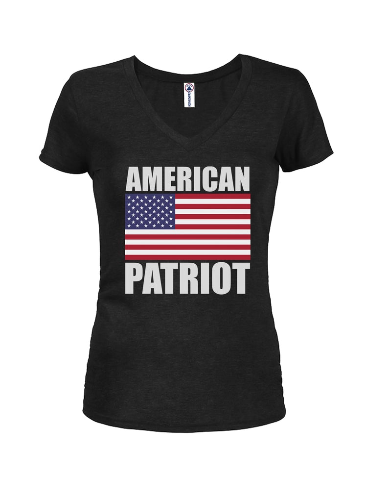 American Patriot Juniors V Neck T-Shirt product image 1