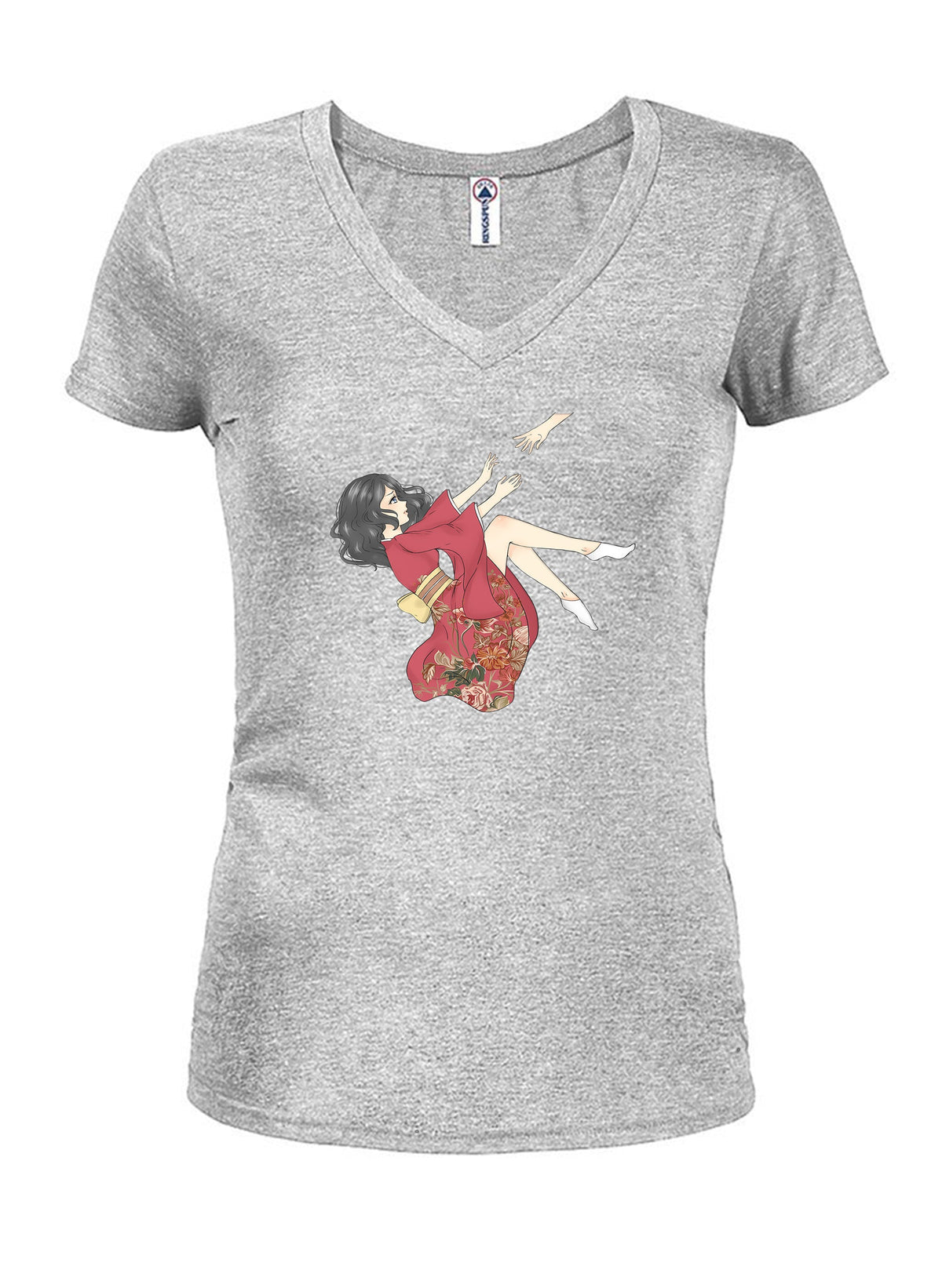 Anime - Falling Juniors V Neck T-Shirt product image 3