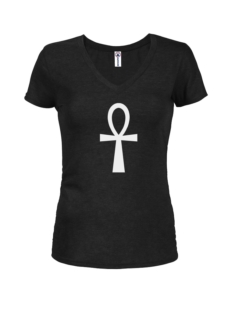 Ankh Symbol Juniors V Neck T-Shirt product image 1