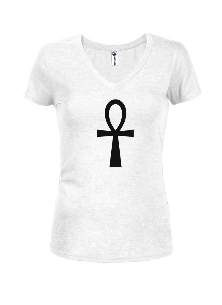 Ankh Symbol Juniors V Neck T-Shirt product image 2