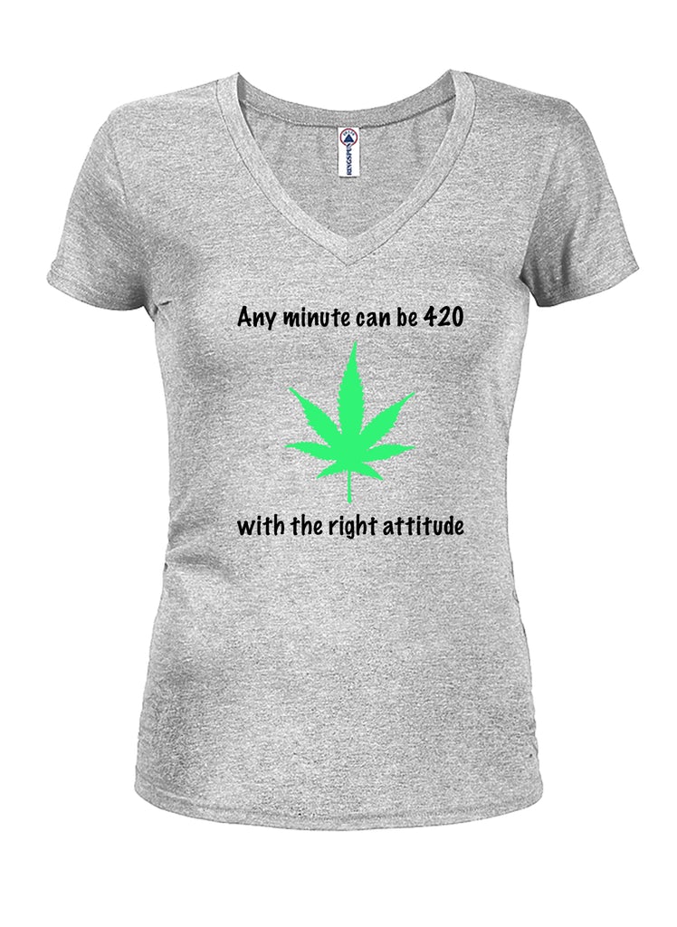 Any minute can be 420 with the right attitude Juniors V product image 3