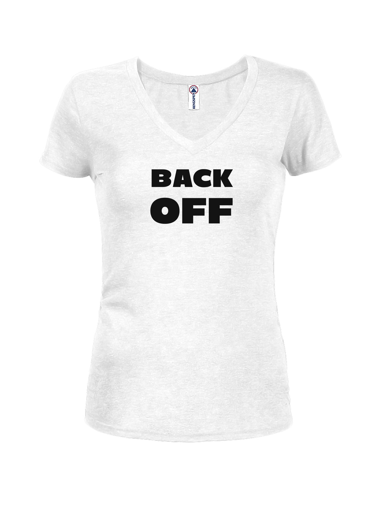 BACK OFF Juniors V Neck T-Shirt product image 2