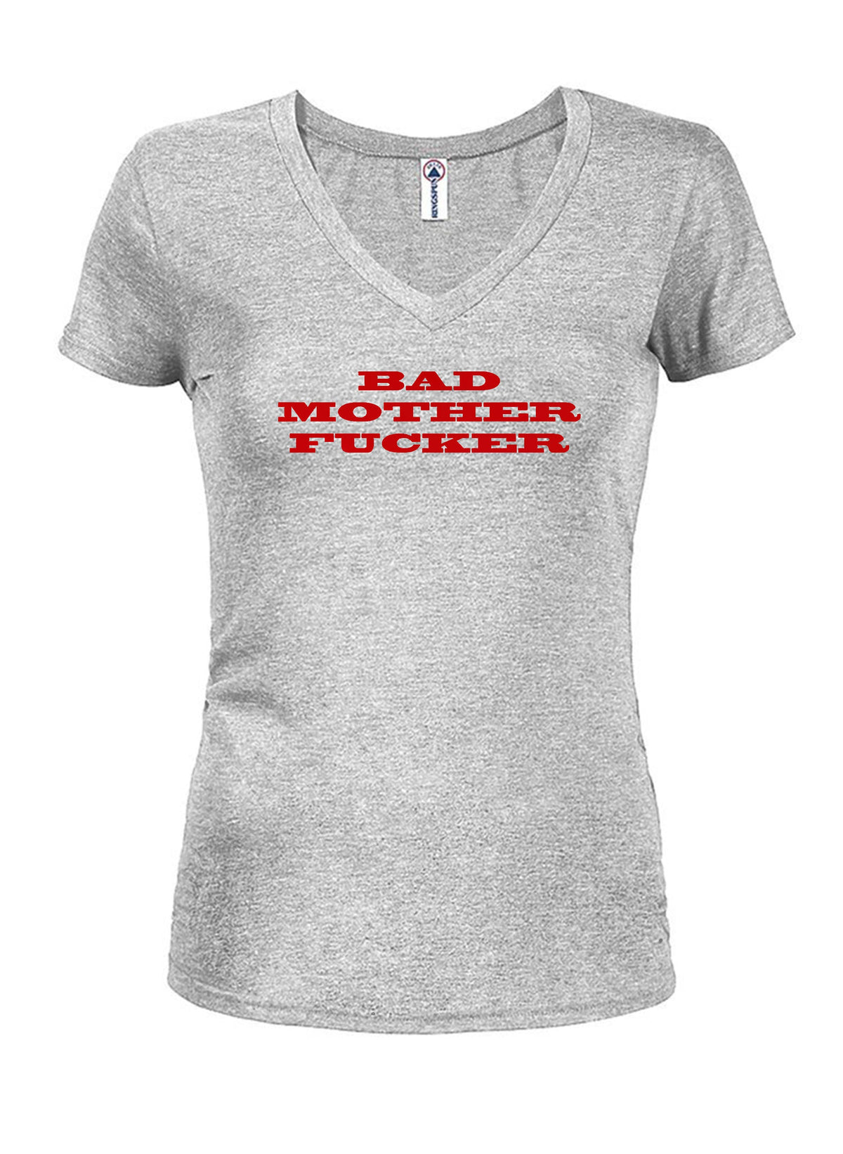 BAD MOTHER FUCKER Juniors V Neck T-Shirt product image 3