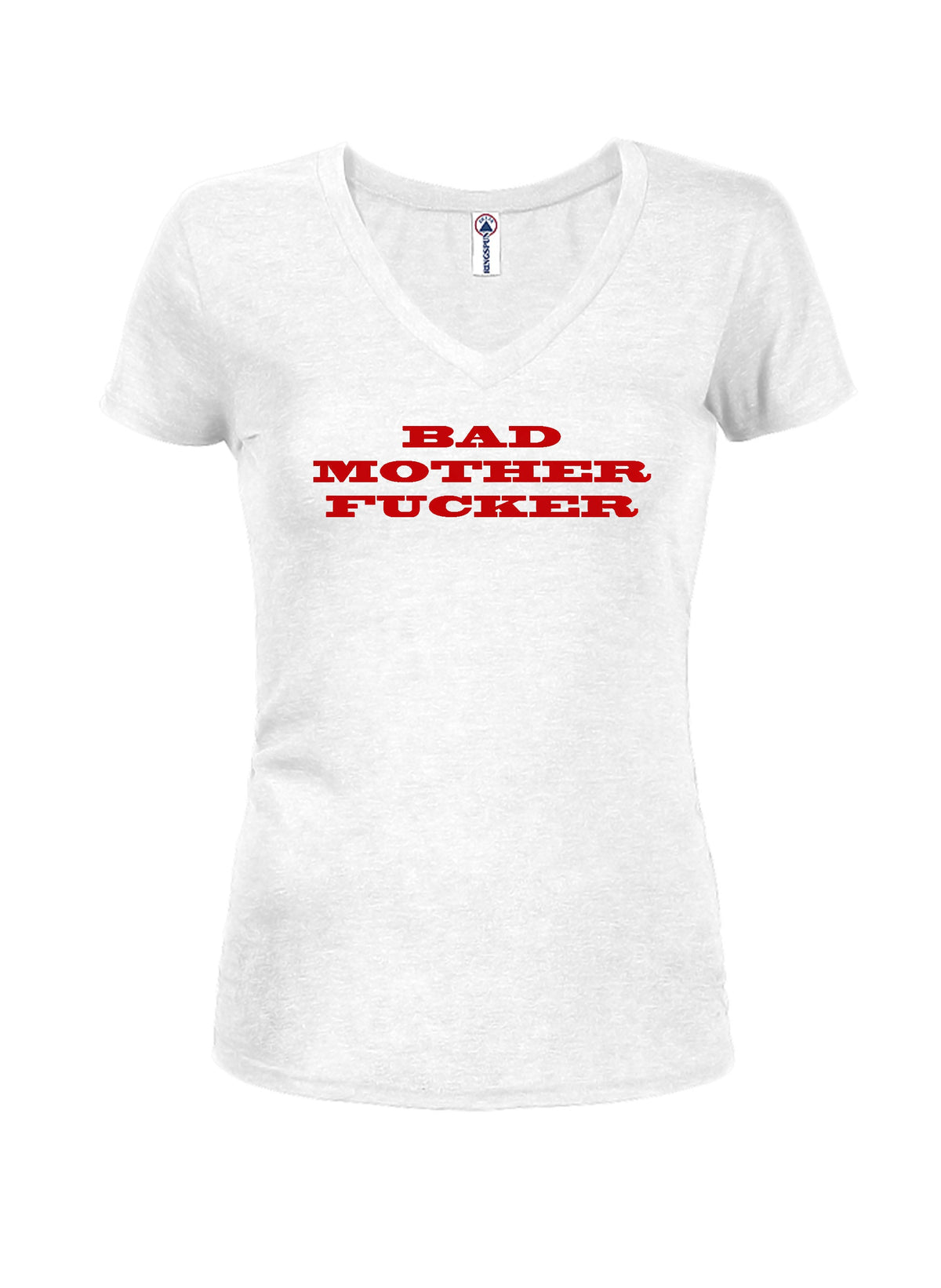 BAD MOTHER FUCKER Juniors V Neck T-Shirt product image 2