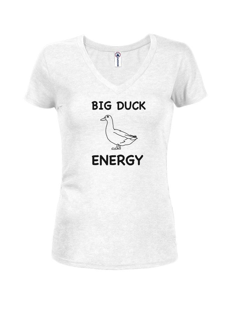 BIG DUCK ENERGY Juniors V Neck T-Shirt product image 2