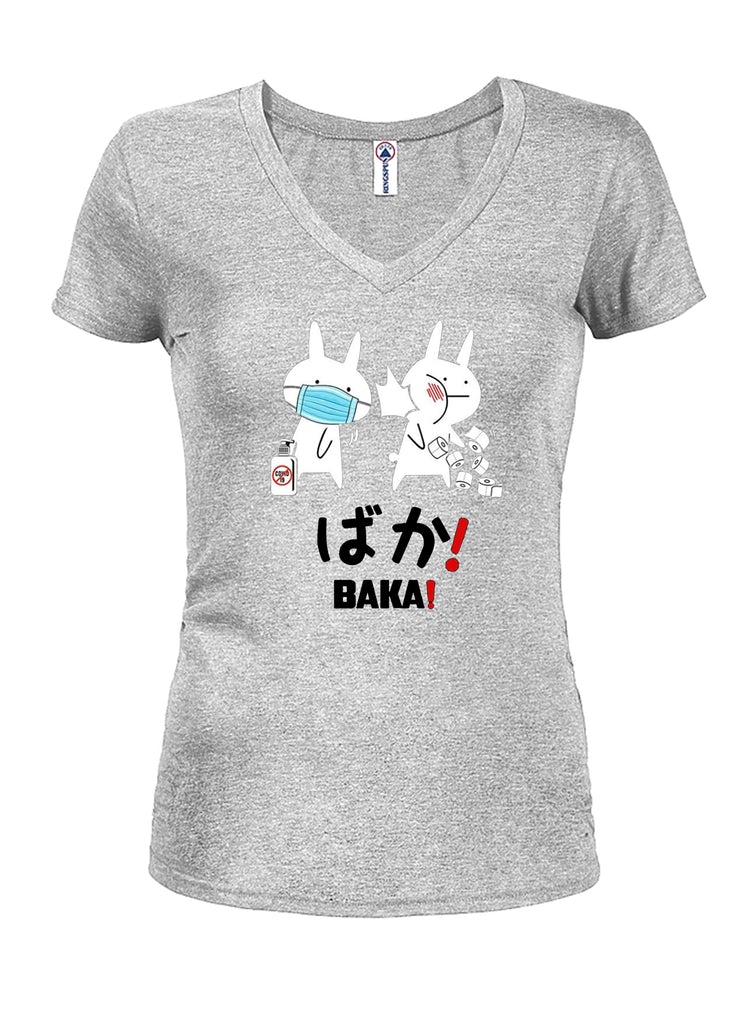 BAKA! Juniors V Neck T-Shirt product image 3