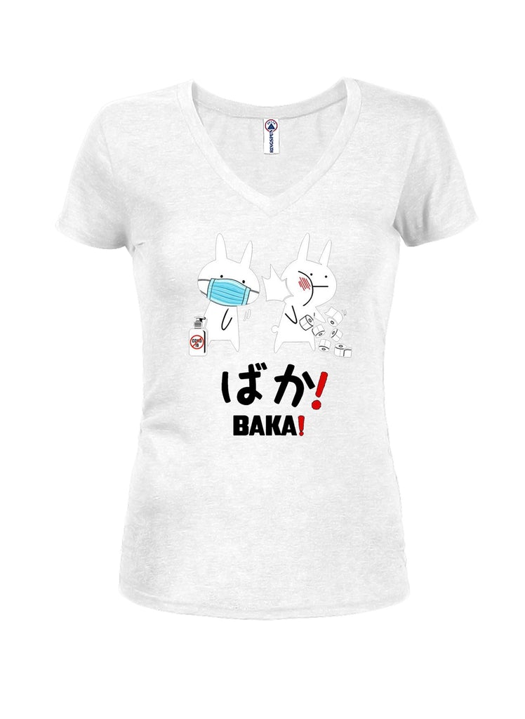 BAKA! Juniors V Neck T-Shirt product image 2