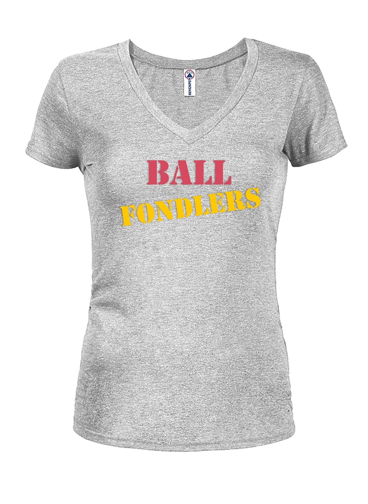Ball Fondlers Juniors V Neck T-Shirt product image 3