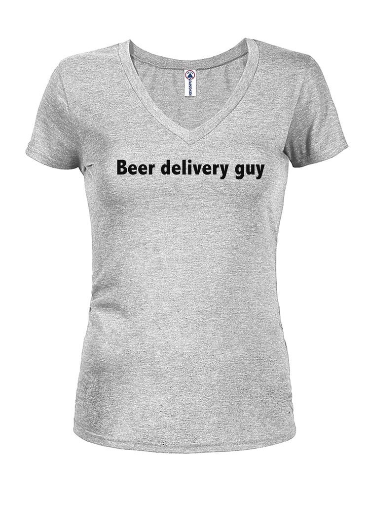Beer Delivery Guy Juniors V Neck T-Shirt product image 3