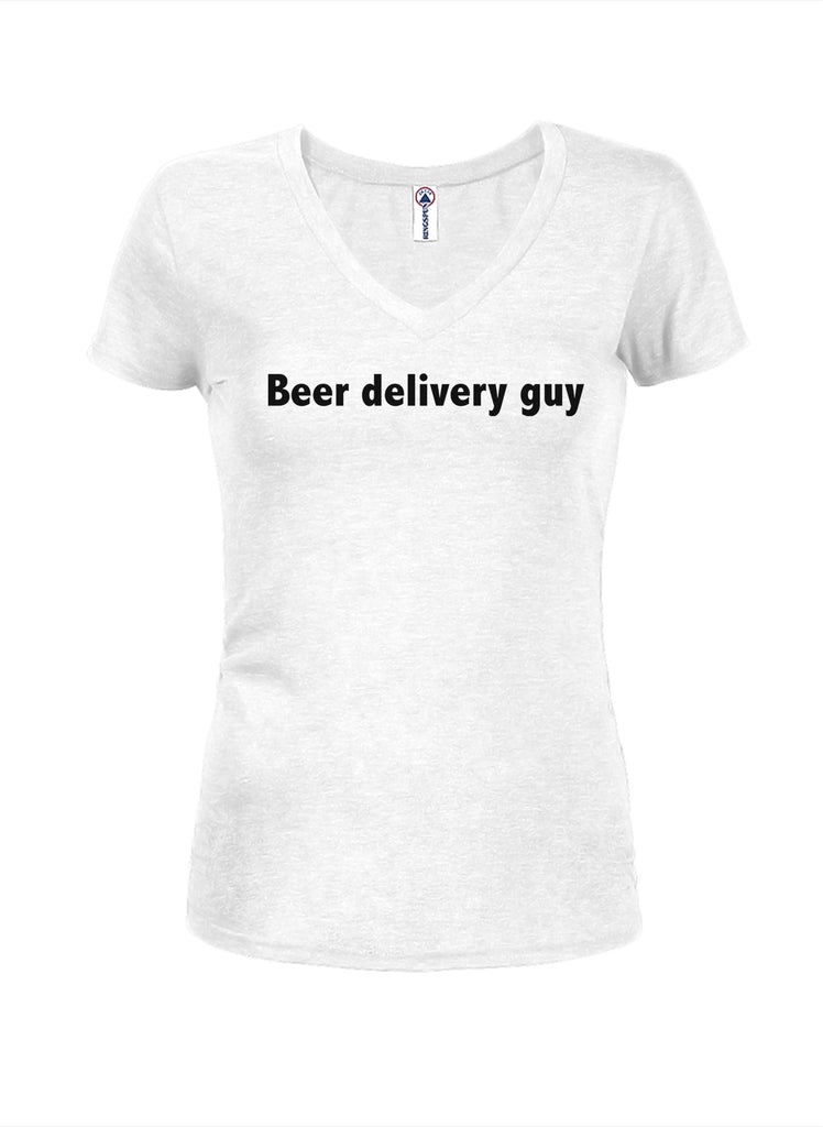 Beer Delivery Guy Juniors V Neck T-Shirt product image 2
