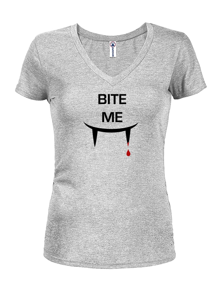 Bite Me Juniors V Neck T-Shirt product image 3