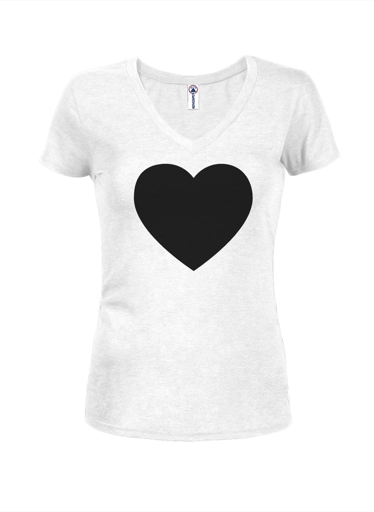 Black Heart Juniors V Neck T-Shirt product image 2