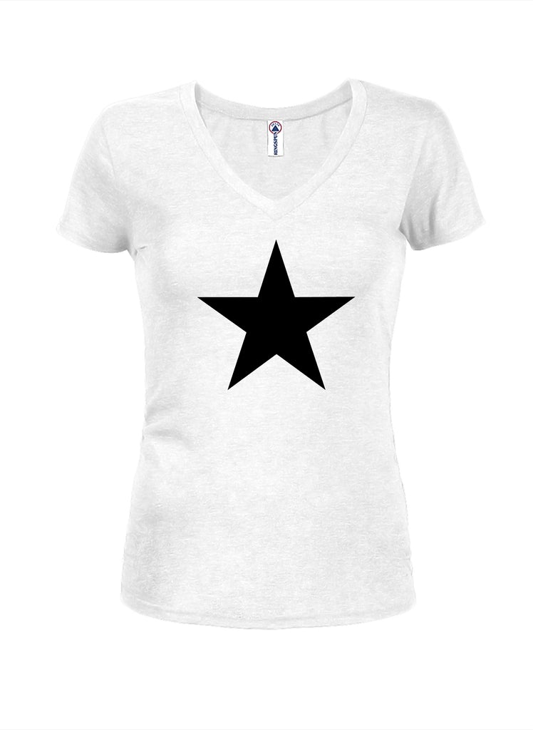 Black Star Juniors V Neck T-Shirt product image 2