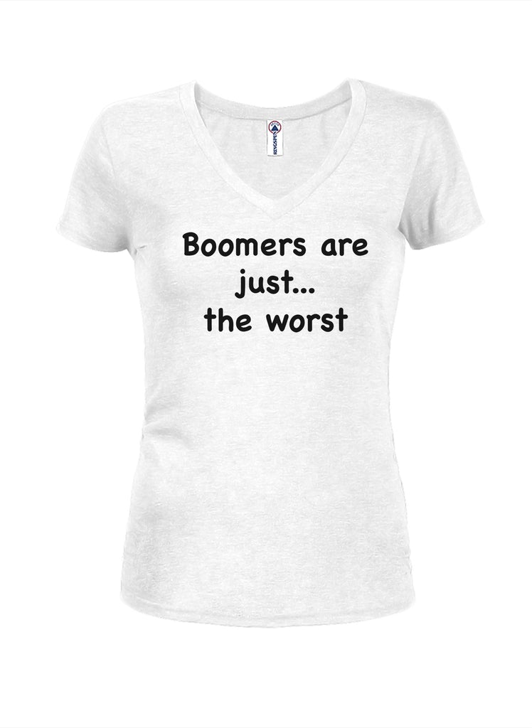 Boomers are just...the worst Juniors V Neck T-Shirt product image 2