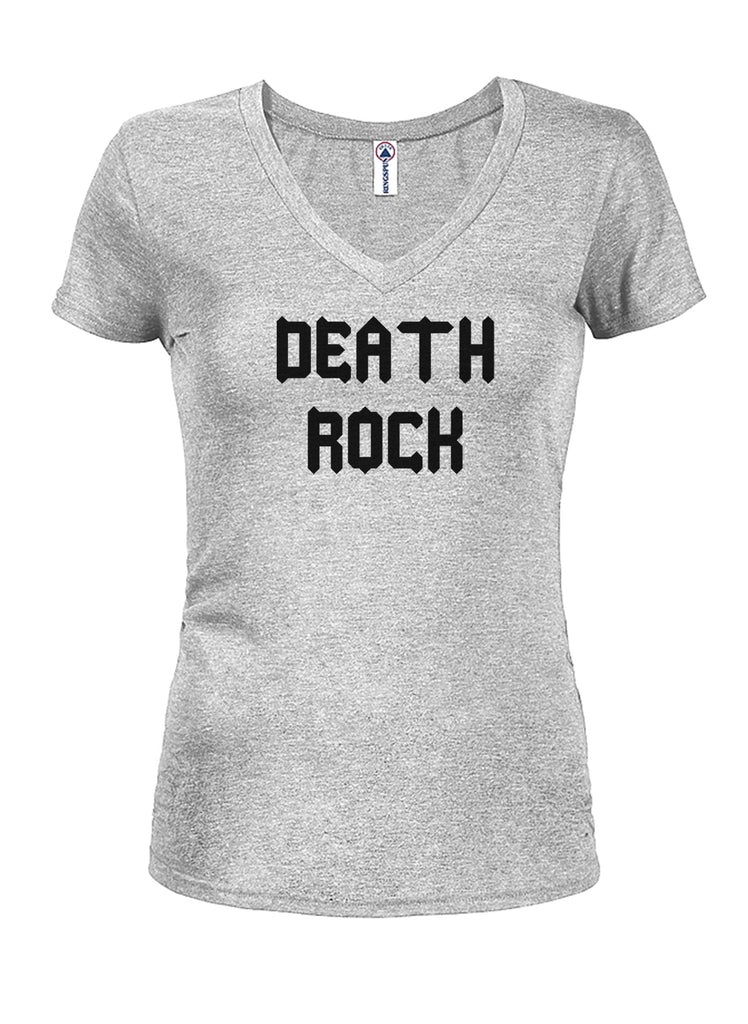DEATH ROCK Juniors V Neck T-Shirt product image 3