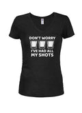 Don't Worry I've Had All My Shots Juniors V Neck T-Shirt product image 1