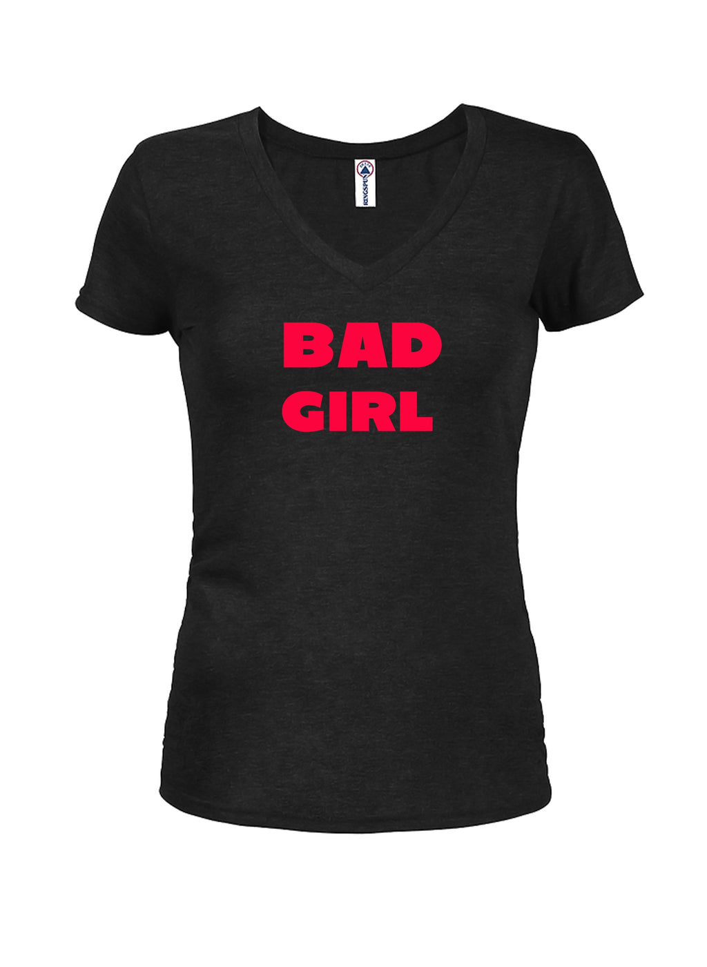Bad Girl Juniors V Neck T-Shirt product image 1