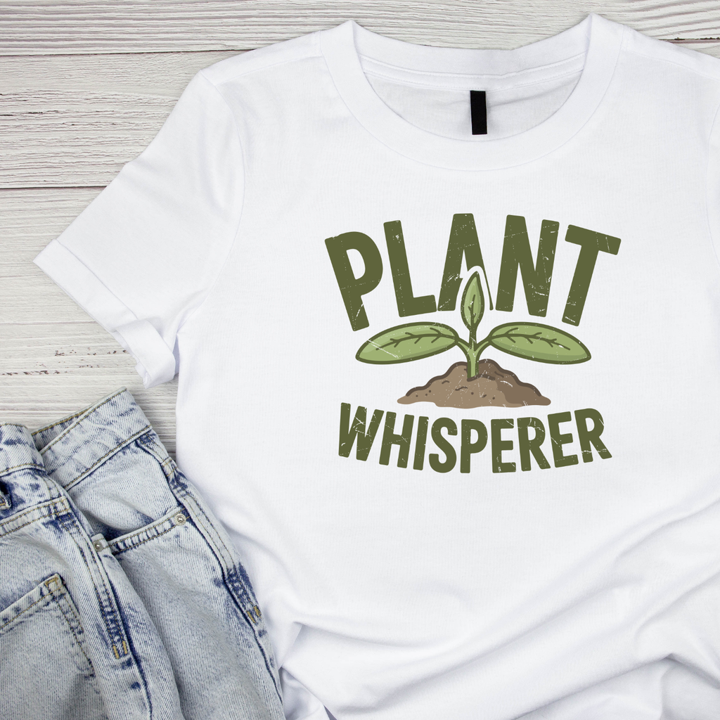 Plant Whisperer T-Shirt | Gardening Graphic Tee | Printed product image 1