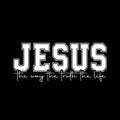 Jesus The Way Truth Life T-shirt product image 1