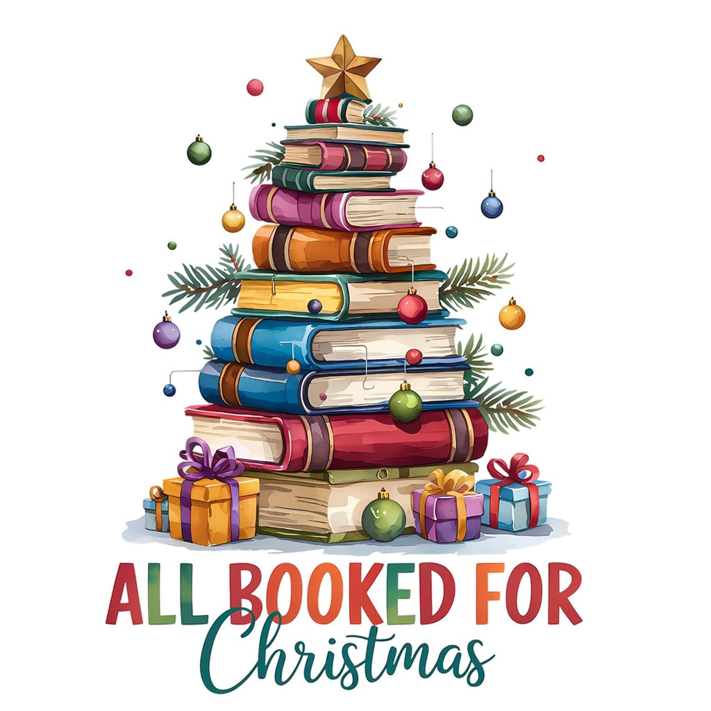 All Booked For Christmas T-shirt product image 1