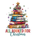 All Booked For Christmas T-shirt product image 1