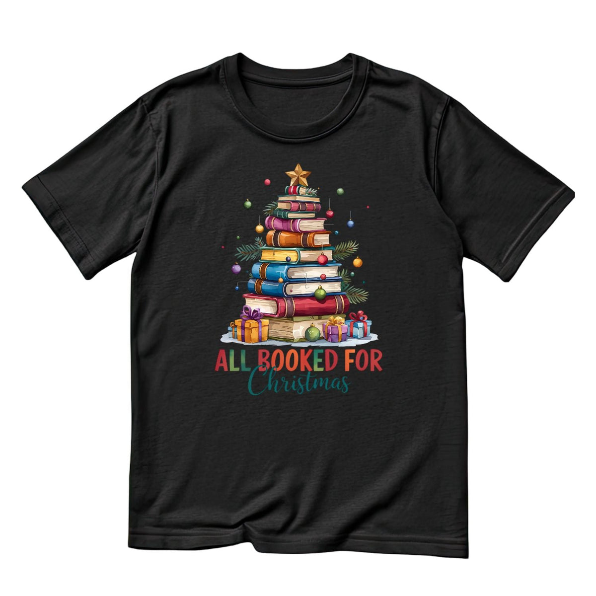 All Booked For Christmas T-shirt product image 6