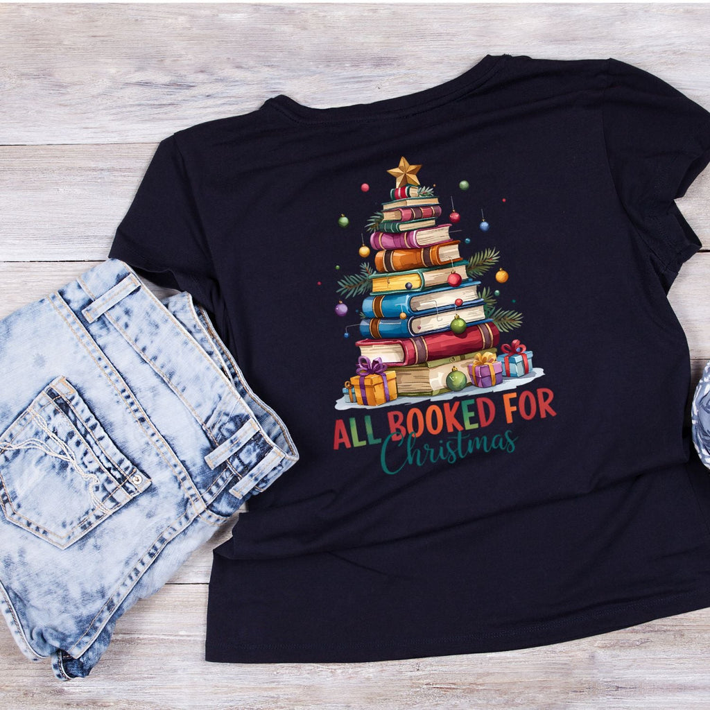 All Booked For Christmas T-shirt product image 7