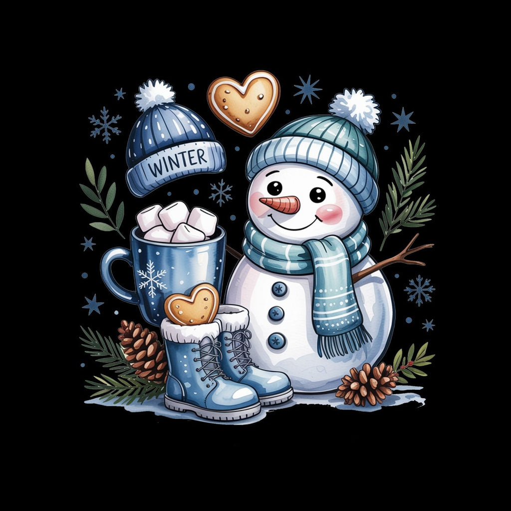 Blue Snowman T-shirt product image 5