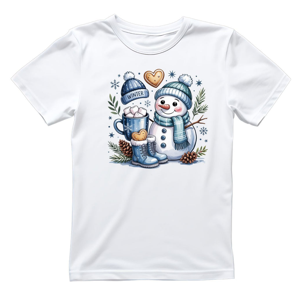 Blue Snowman T-shirt product image 3