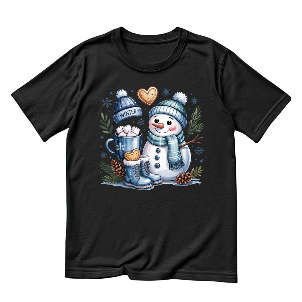 Blue Snowman T-shirt product image 6