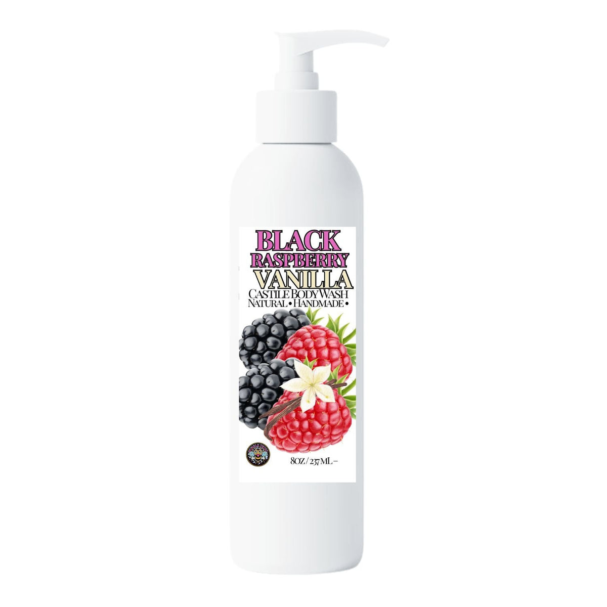 Black Raspberry Vanilla Body Wash 100% Castile Base