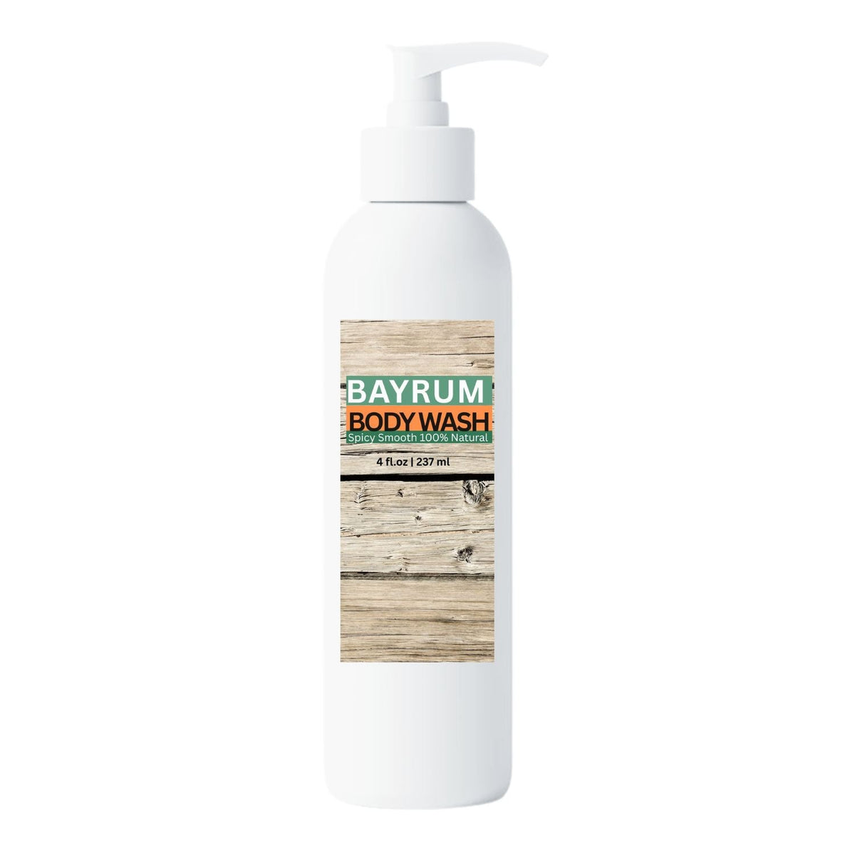 Men’s Bay Rum Body Wash 100% Castile Base