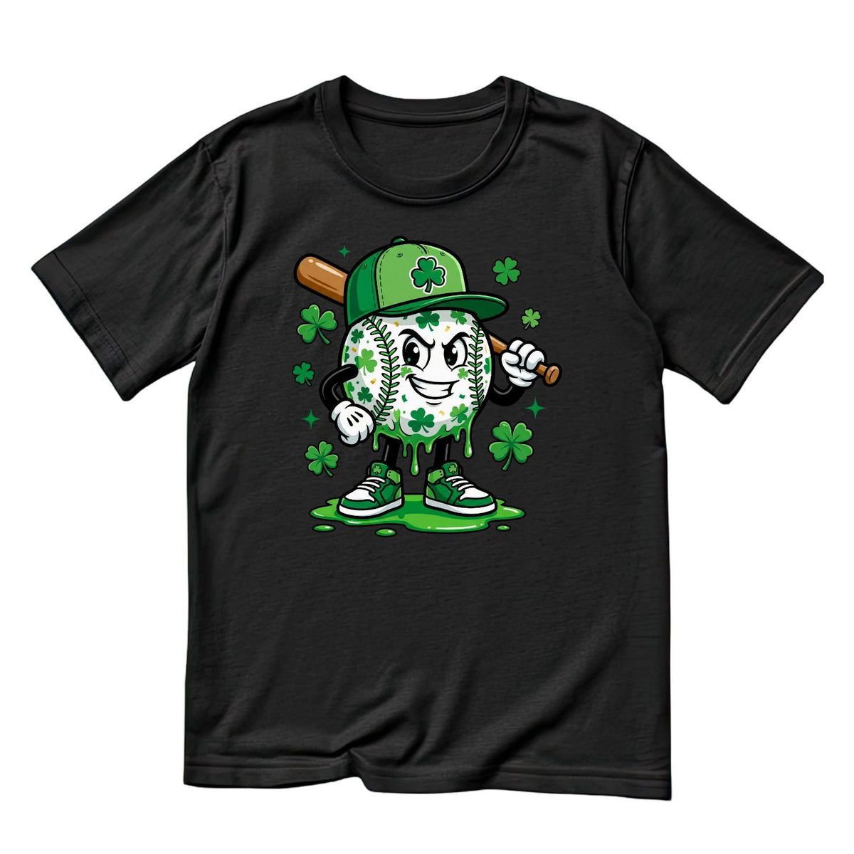 Baseball Shamrock T-shirt | St Patrick’s Day product image 1