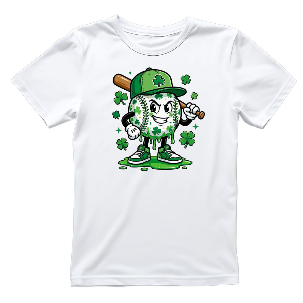 Baseball Shamrock T-shirt | St Patrick’s Day product image 4