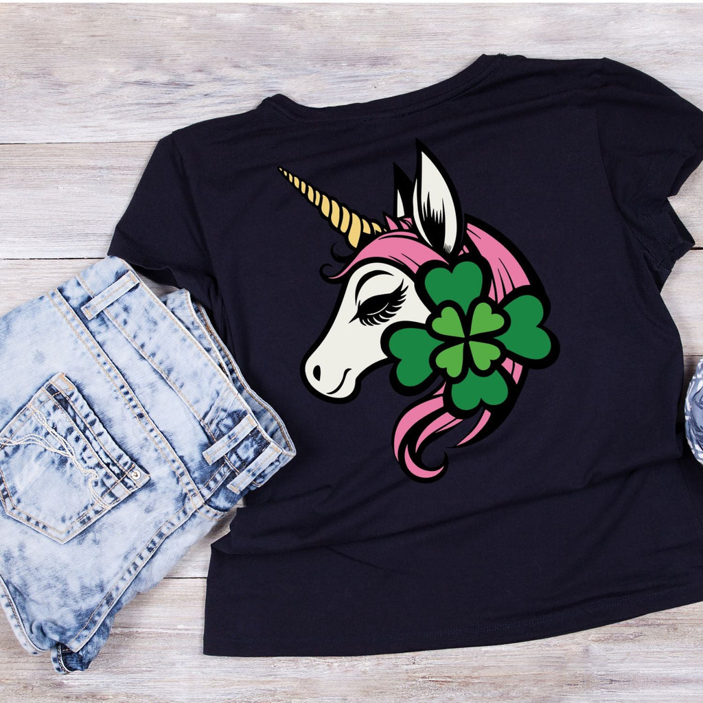 Unicorn Shamrock T-shirt | St Patrick’s Day | product image 4