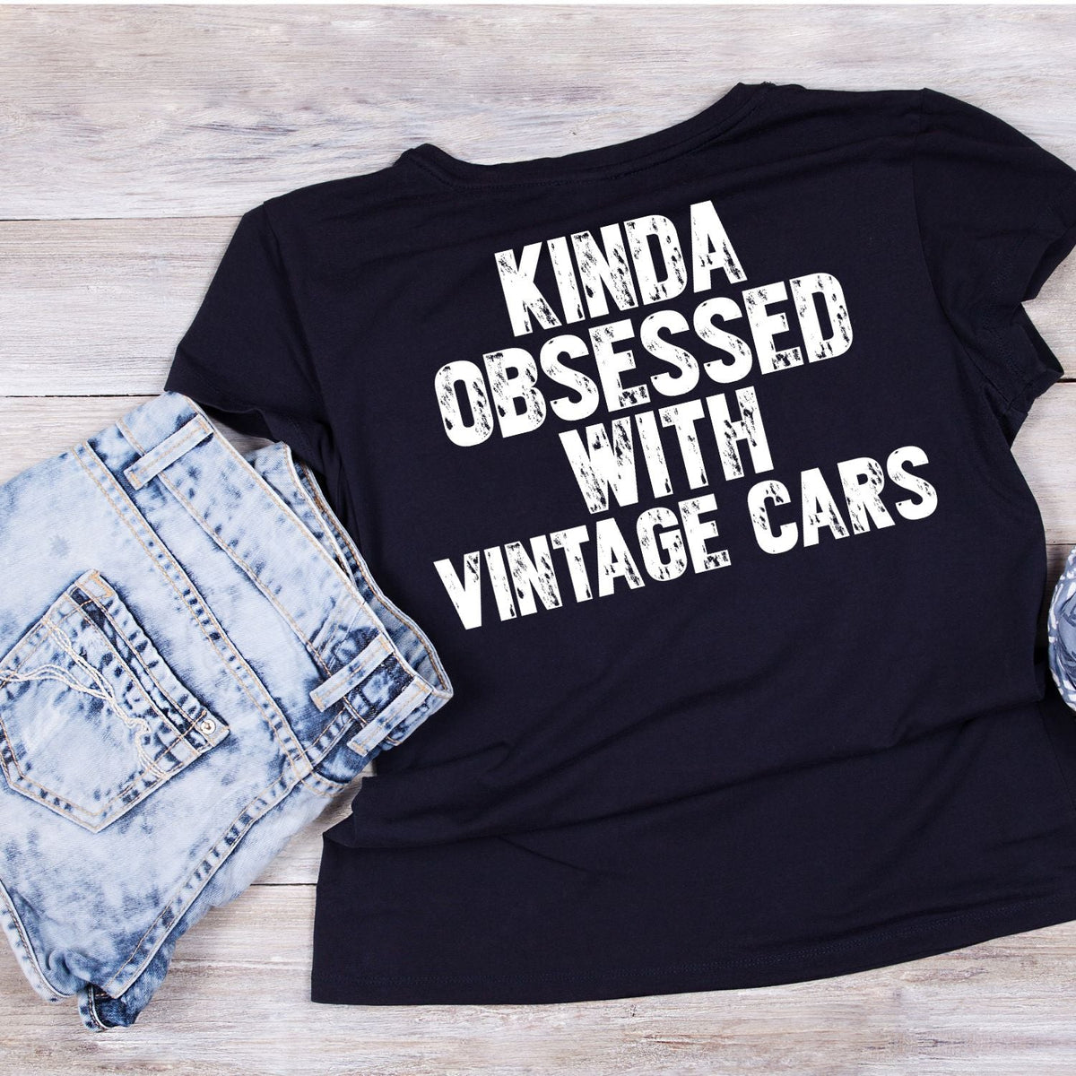 Kinda Obsessed With Vintage Cars T-Shirt | |Mechanic | Mens product image 3