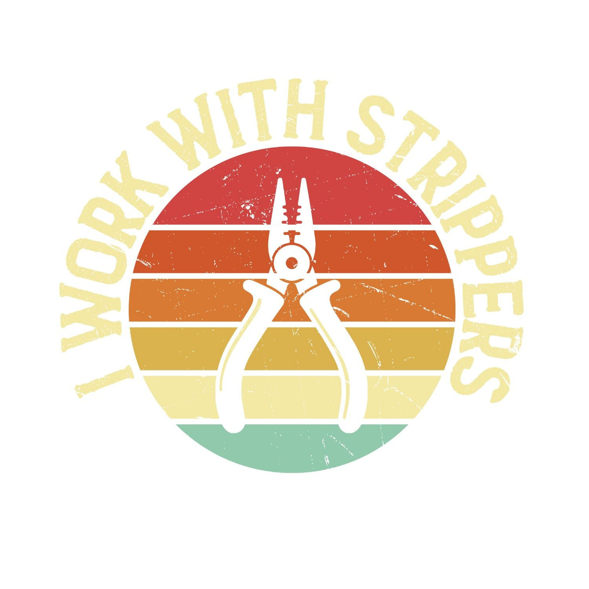 I Work With Strippers T-shirt | Tools | Mechanic | Mens product image 5