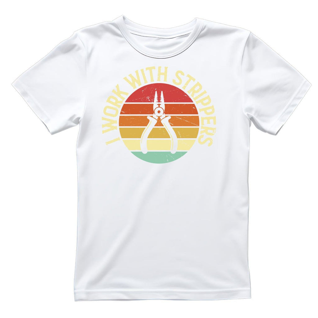 I Work With Strippers T-shirt | Tools | Mechanic | Mens product image 4