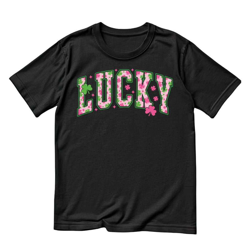 Blush Pink Lucky Clover T-shirt | St Patrick’s Day product image 3