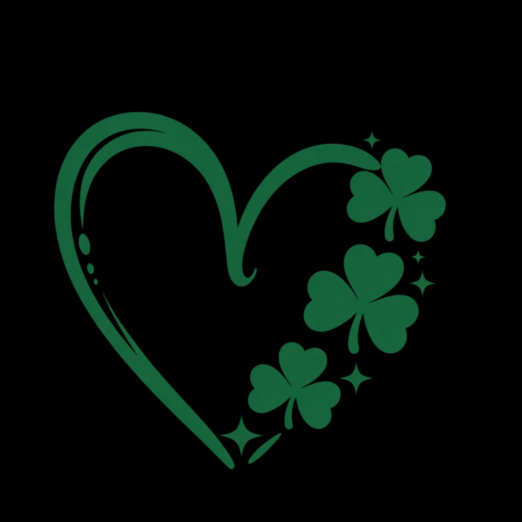 (Shamrock Hear St. Patrick’s Day T-shirt | St | | Graphic product image 5