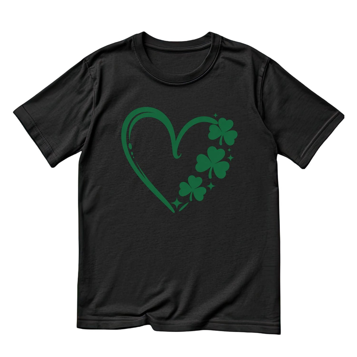 (Shamrock Hear St. Patrick’s Day T-shirt | St | | Graphic product image 4
